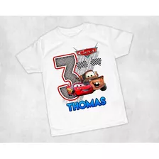 Franela Niño Cars Camisa Rayo Mcquee