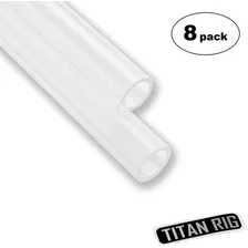 Tubo Ekwb Ek-hd Petg , 12/16mm, 500mm, Clear, 8-pack