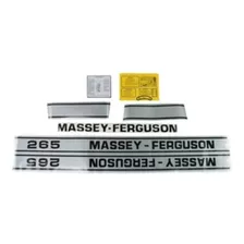 Jogo Decalque Massey Ferguson 265 Antigo 3175568