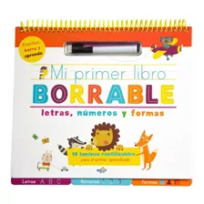 Libros Infantil Mi Primer Borrable Letras Números Formas