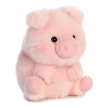 Peluche Puerquito Cerdito Rosa Aurora Altura 13cm Felpa Suav