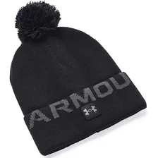 Under Armour Mens Halftime Fleece Pom Beanie , (001) Black /