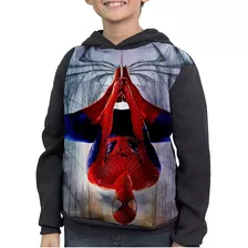  Casaco Moletom Infantil Homem-aranha Spider-man Desenho