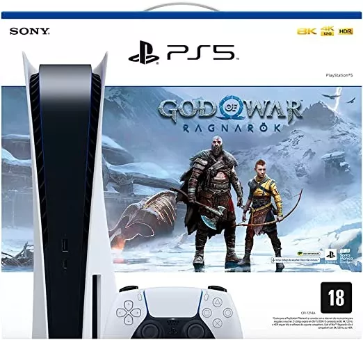 Console Playstation 5 Físico Com God Of War Ragnarok