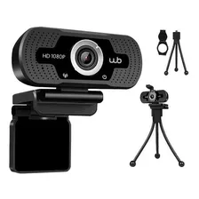 Webcam Full Hd 1080p Wb C/ Microfone Antirruído + Tripé