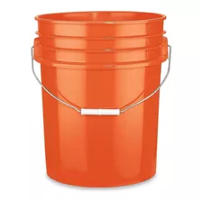 Cubeta De Plástico - 19l, Naranja - 5/paq - Uline