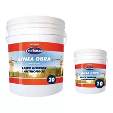 Pintura Latex Interior Exterior 20l+10l Antihongos Acabado Mate Color Blanco