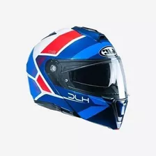 Capacete Hjc I90 Hollen Articulado Viseira Solar Azul Bmw Tamanho Do Capacete 59