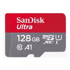 Cartão Sandisk Ultra 128gb - Full Hd, Aplicativos Rápidos