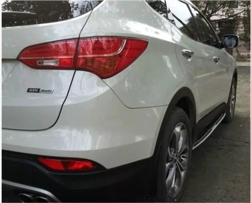 Estribo  Hyundai Santa Fe 2017-2018 Original Aluminio Foto 3