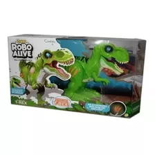 Robo Alive Dinossauro T-rex Verde - Candide 1113