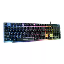 Enhance Voltaic 2 - Teclado De Membrana Retroiluminado Led C