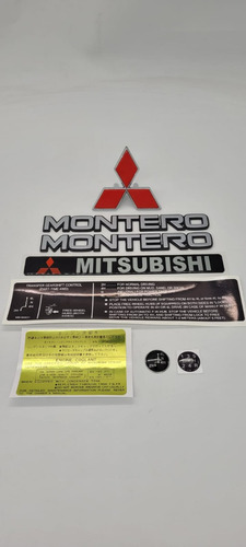 Mitsubishi Montero Emblemas Calcomanias Foto 2