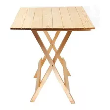 Mesa Plegable De Madera