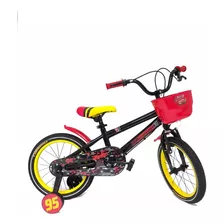 Bicicleta Rodado 16 Disney Cars Lamborghini Infantil Niño