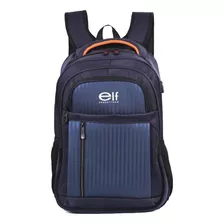 Mochila Elf Porta Notebook Espalda 3653a Escuela Estudiantes