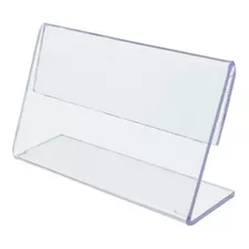 100 Display Porta Etiqueta De Preço Transparente