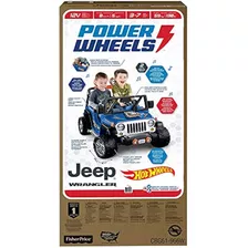 Power Wheels Hot Wheels Jeep Wrangler, Azul (12v)