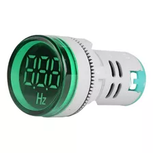 Frecuencímetro Digital 22mm Verde 220v /indicador Led/piloto