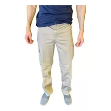 Pantalón Cargo De Trabajo Duk Beige Oferta