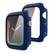 Carcasa Para Apple Watch Serie 7 Con Vidrio Templado Premium