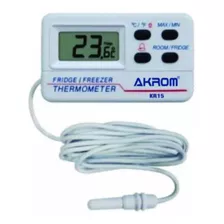 Termômetro Digital C/ Alarme Sensor Externo Geladeira - Kr15
