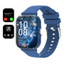 Relógio Smartwatch Bluetooth Com Chamadas E Música Azul