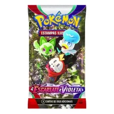 Pacote Com 6 Figurinhas Pokémon Escarlate E Violeta Original