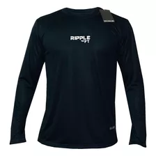 Camiseta Manga Larga Lycra Jersey Deportivo Original Ripple