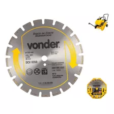 Disco Corte P/ Asfalto Concreto Piso 350mm Vonder Dcv 350