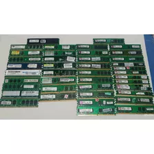 Lote Memorias 1gb Ddr2-ddr3 42 Peças - C5