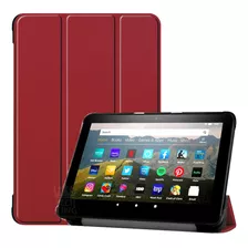 Case Capa C/ Camurça Autosleep Para Fire Hd 8/ Hd8 Plus 2022