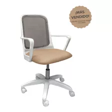 Silla Fresa Pvc Blanco Escritorio Fresa Neumatica Garantia