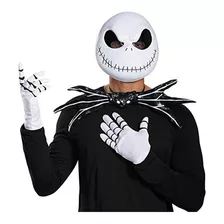 Disfraz De Hombre Jack Skellington Kit Adulto Estándar Blan