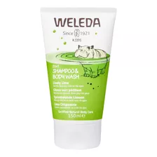 Weleda Champú Y Gel De Baño Lively Lime 2 En 1 Para Niño.