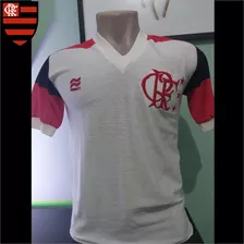 Camisa Futebol Flamengo Branca Penalty Antiga Anos 80