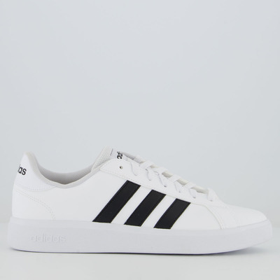 Imagem Tênis adidas Grand Court Base 2.0 Simp Branco E Preto