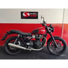 Triumph Street Twin 900 Abs 2002 Vermelha Vermelho