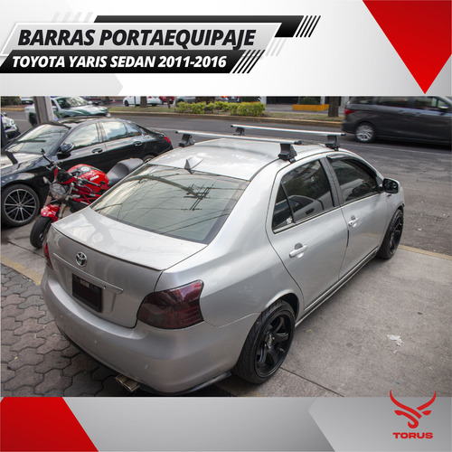 Barras Portaequipaje Toyota Yaris Sedan 2014 2015 2016 Torus Foto 8