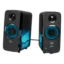 Alto-falantes Quantum Duo Para Jogos Em Pc Preto Jbl Bivolt 110v/220v