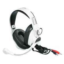 Auriculares Califone 3066av Deluxe Multimedia Stereo Con Cable Over-the-head Headset 3.5mm Plug Negro Blanco 