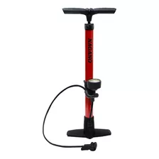 Bomba De Ar Encher Pneus 160psi Bicicleta Carro Moto Colchão Cor Vermelho