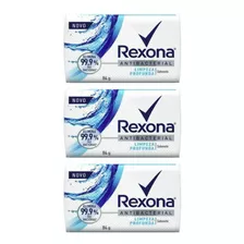 Kit C/03 Rexona Antibacterial Limpeza Profunda 84g