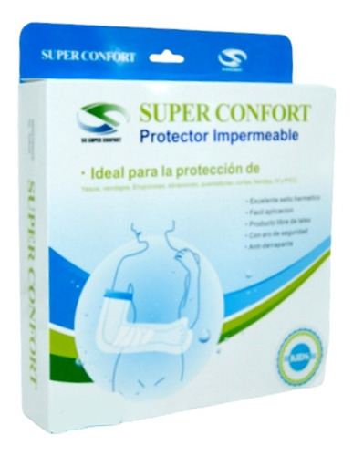 Protector Funda Impermeable Yeso Adulto Brazo Corto Reusable