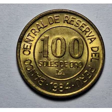 Moneda De Oro Conmemorativa - Perú 1984, 100 Soles De Oro