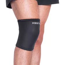 Joelheira Neoprene Lisa Curta / Longa Neoprene Kestal Cor Preta Tamanho Curta G