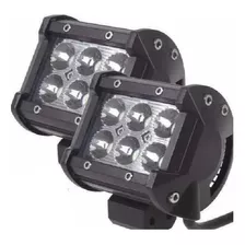 Focos Led Neblineros Spot De 4 PuLG 18w Con 6 Led - Generico