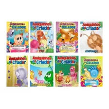 Kit Com 8 Livros Infantil Coleção Amiguinhos Do Criador