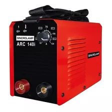 Soldadora Inverter Sincrolamp Arc 140i Roja Y Negra 50hz 220v