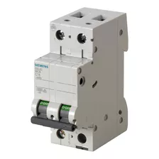 Llave Interruptor Térmica 2p Siemens 32a 6ka P Riel Din